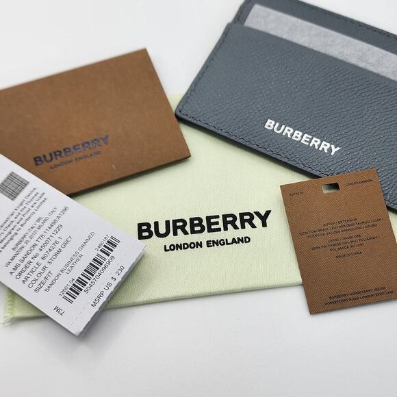 BURBERRY UNISEX CARD/BILL HOLDER/WALLET - Picture 1 of 9